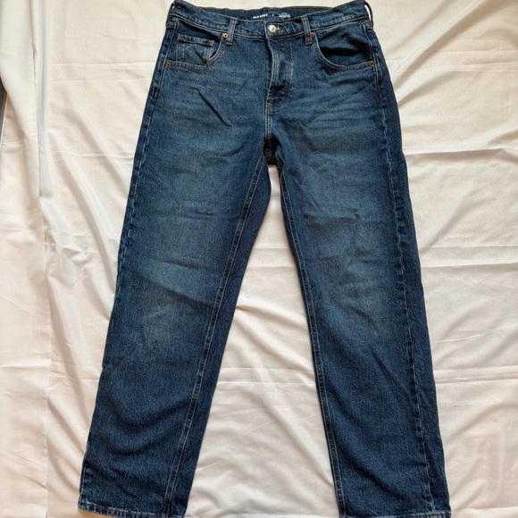 Old Navy The Slouchy Straight Jeans Size 6 Mid Rise Light Wash Relaxed Fit - Picture 12 of 12